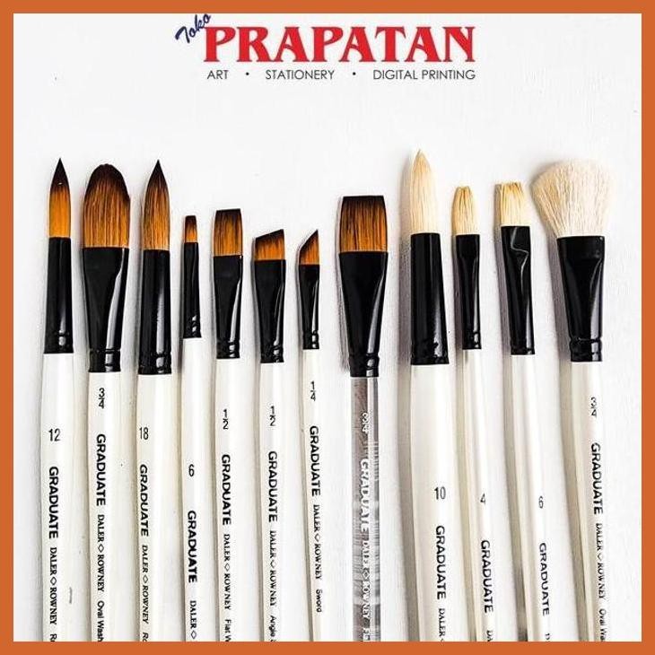 

(ATK) KUAS DALER ROWNEY GRADUATE ALL PURPOSE SYNTHETIC PAINT BRUSH ALAT TULIS LUKIS SEKOLAH KULIAH GAMBAR KANTOR
