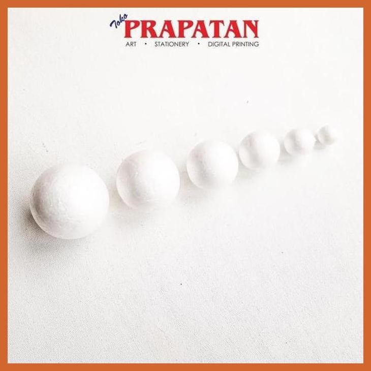 

(ATK) BOLA GABUS STYROFOAM DIAMETER 2-7CM ALAT TULIS LUKIS SEKOLAH KULIAH GAMBAR KANTOR