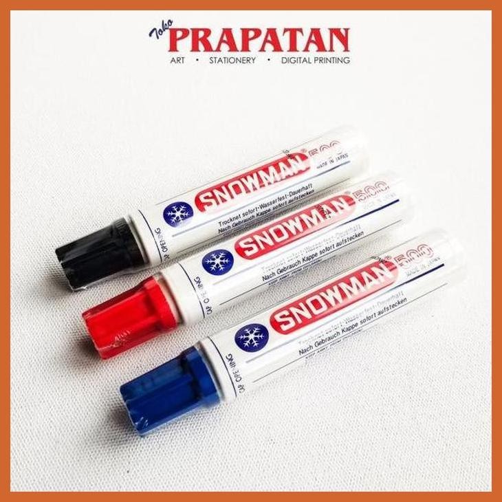 (ATK) SPIDOL PERMANEN SNOWMAN 500 JUMBO / SNOWMAN PERMANENT MARKER ALAT TULIS LUKIS SEKOLAH KULIAH G