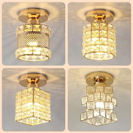 Lampu Ruang Tamu Crystal Minimalis Lampu Plafon Kristal Gantung Mewah Ruang Tamu