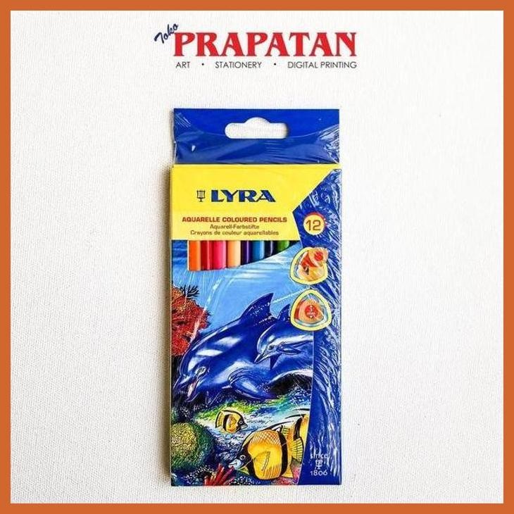 

(ATK) PENSIL WARNA LYRA AQUARELLE 12 WARNA (PANJANG) / COLOURED PENCILS ALAT TULIS LUKIS SEKOLAH KULIAH GAMBAR KANTOR