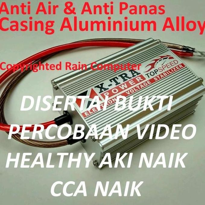 Volt Stabilizer Mobil penstabil tegangan listrik mobil Garansi 1 Tahun