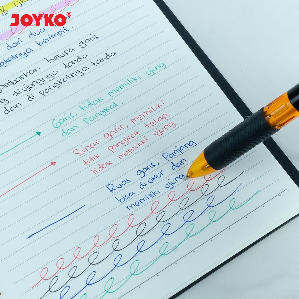 

Hot Joyko Ball Pen 4 Colours Bolpen Pulpen 4 Warna Joyko Bp-288 [12Pcs] Un-123