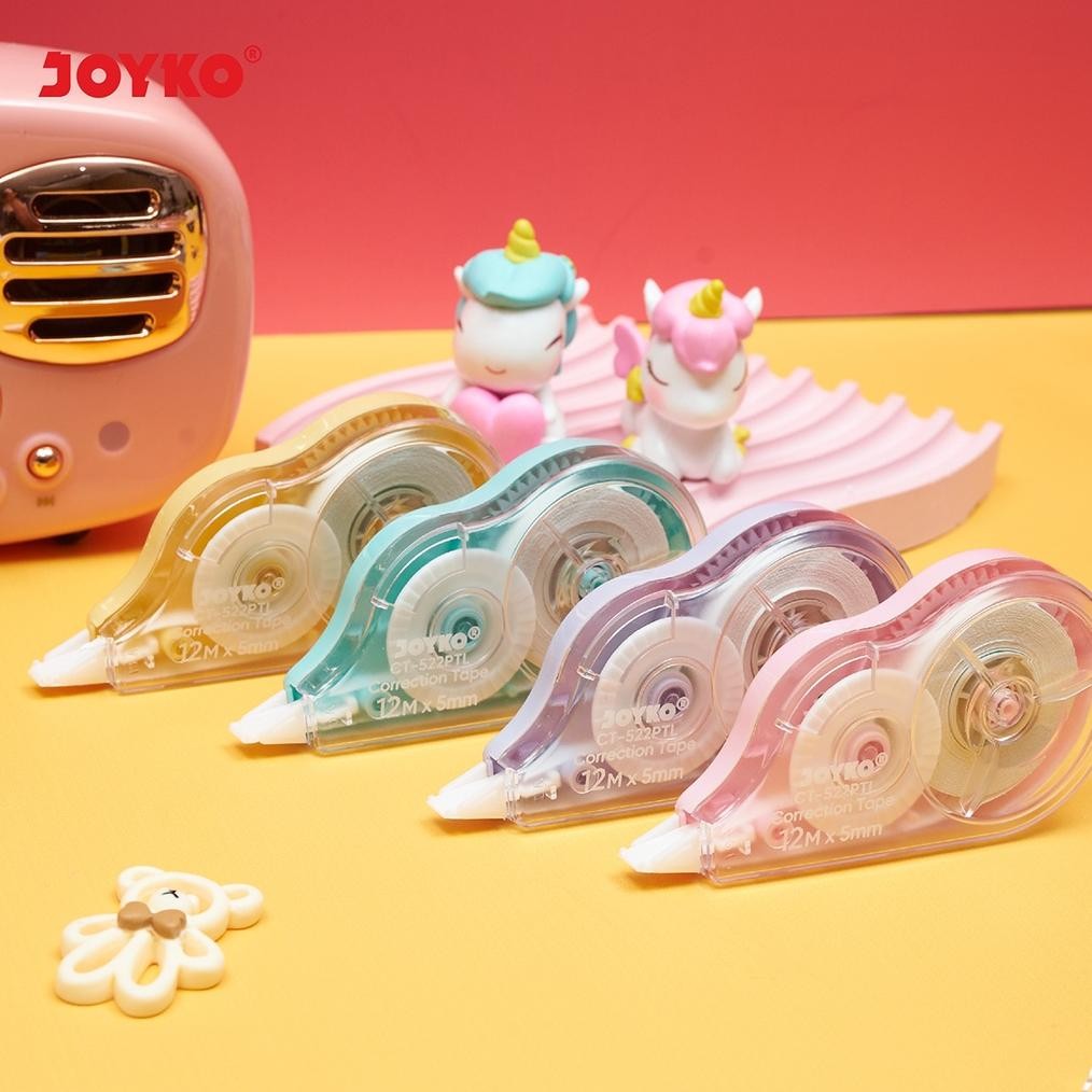 

Terlaris Joyko Correction Tape 12M Ct522 Tipex Kertas Joyko Tipx Tip X Ct-522 1 Box [12Pcs] A-81
