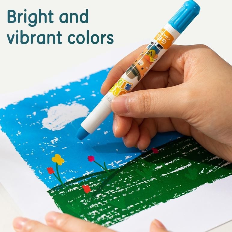 

Ct_C1077 Deli Gel Crayon / Krayon 12 24 Warna Tidak Mengotori Tangan Bersertifikat Aman Ec211 Sa-324