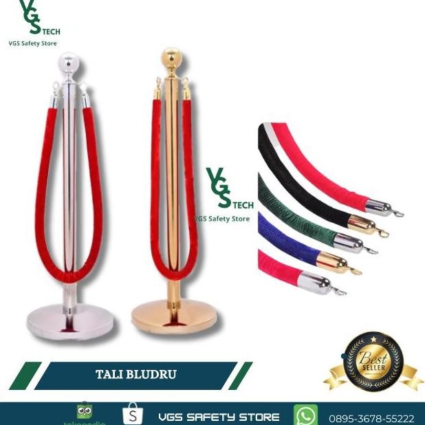 

Tali Pembatas Tiang Antrian Pembatas Bludru