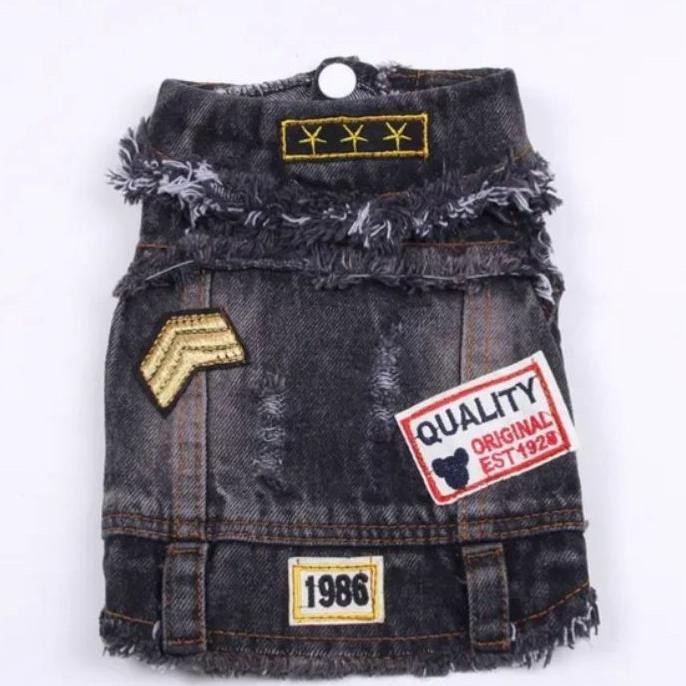 Baju Anjing Kucing Lee Denim Baju Anjing Jantan