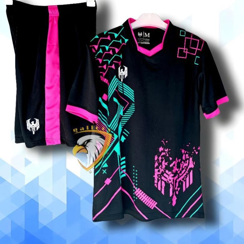 Original Setelan Jersey Bola Dewasa Baju Bola Futsal Voli Premium Pria Wanita Set Baju Celana Et-12