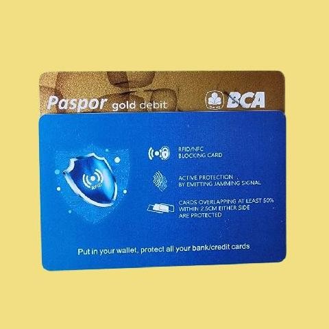''Terlaris" Rfid Bloc, Rfid Blocker, Anti Rfid,Rfid Bloc Card,Ukuran Atm Murah