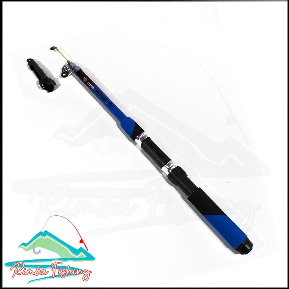 Heatshrin Pancing 1 Set Lengkap Tas Joran Antena 150Cm Reel Audrey 5 Bb Benang Senar Kail Pelampung 