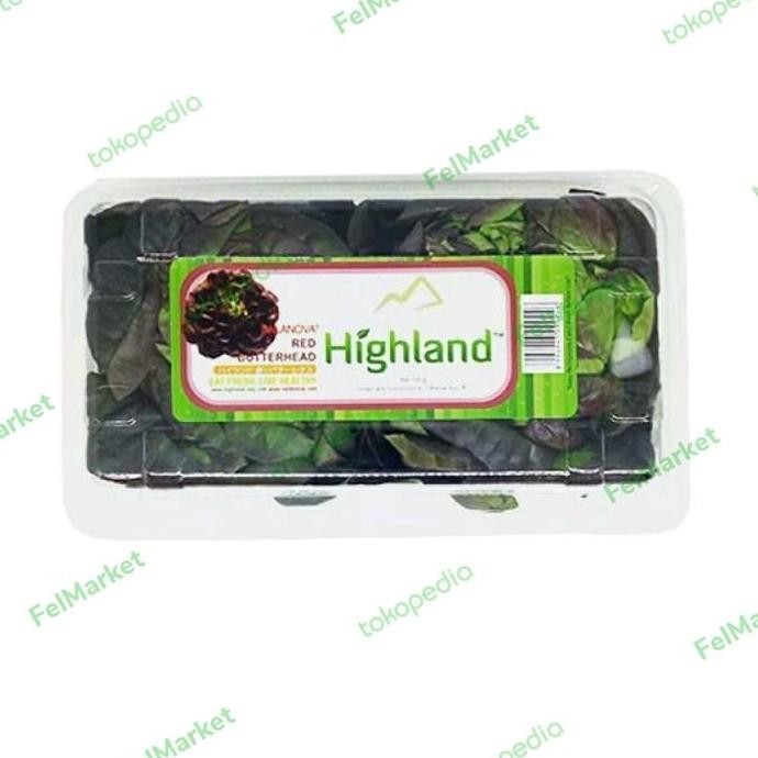 

highland salanova lettuce butterhead red | pack