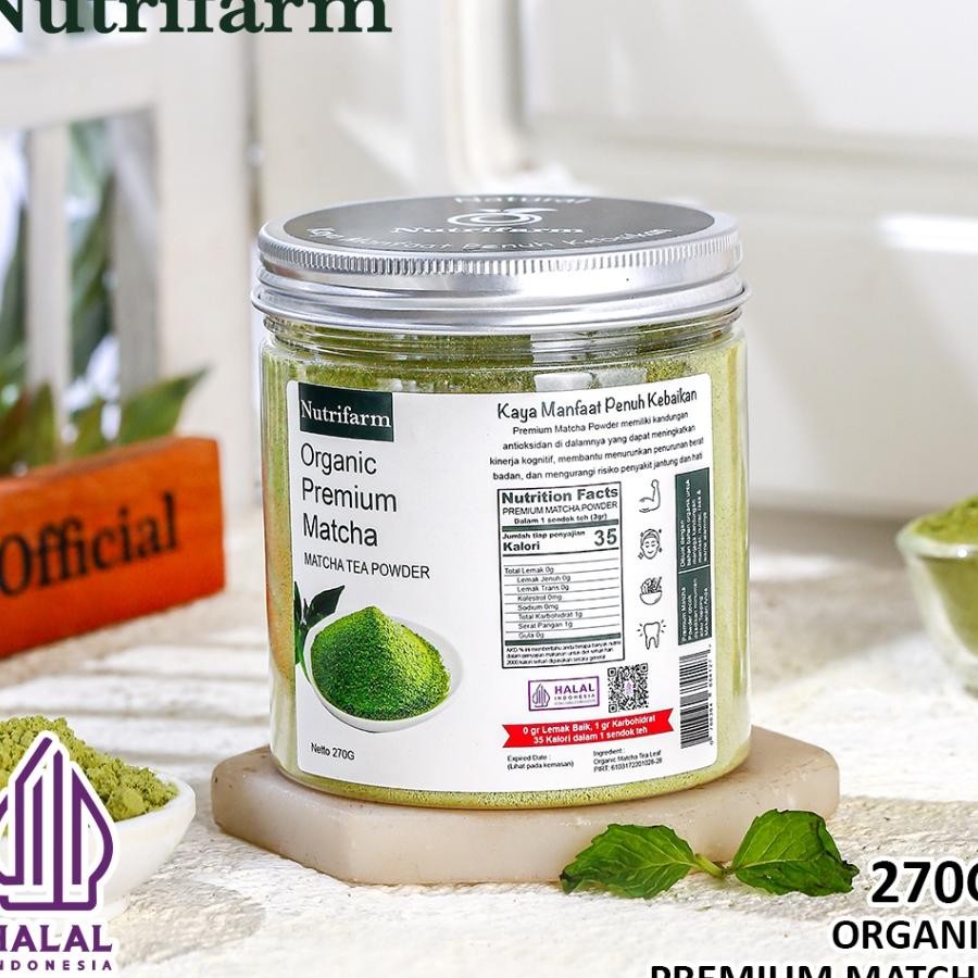 

Nutrifarm Organic Matcha Minuman 270G