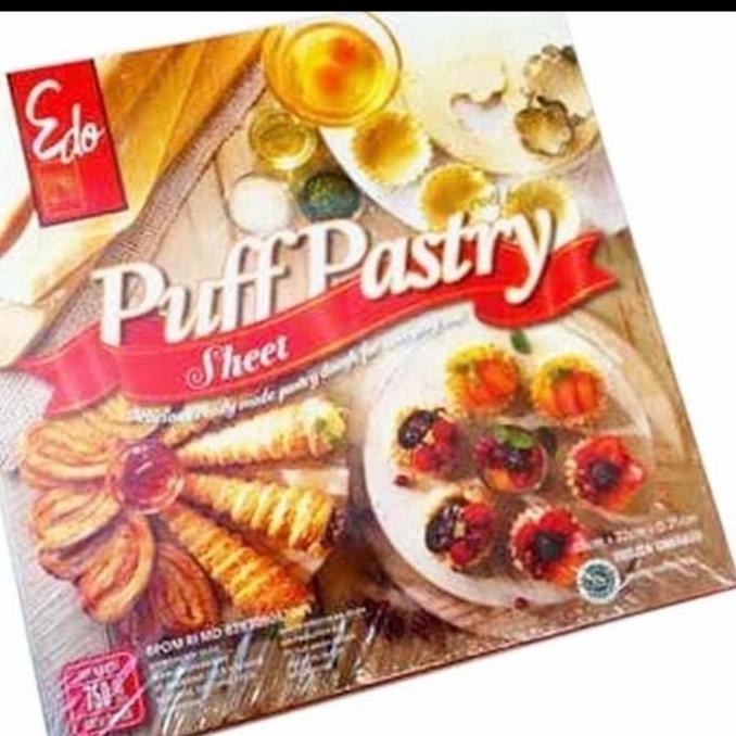 

EDO PUFF PASTRY SHEET 750 GR - KULIT ADONAN KUE PASTRY BEKU HALAL