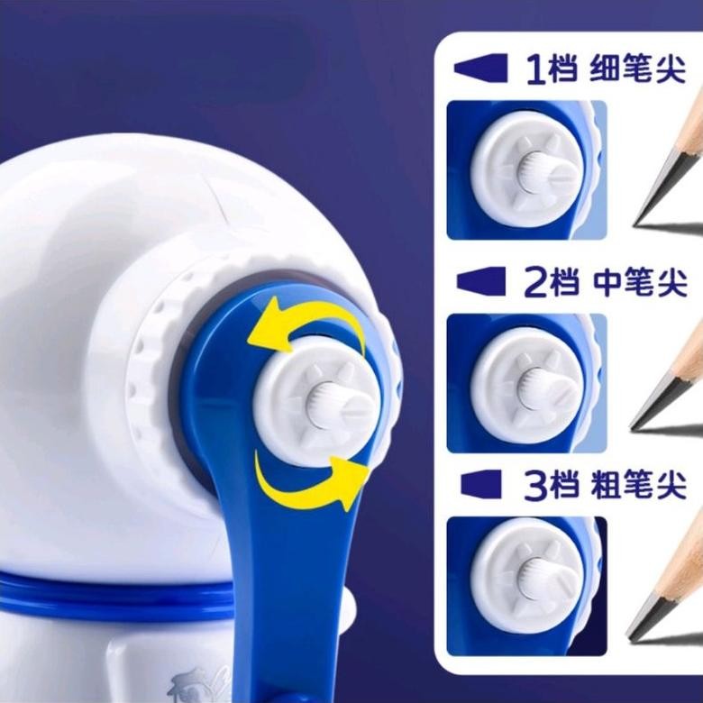 

Eelic Serutan Pensil Astronout / Serutan Pencil Putar 18117/ Sharpener Pencil Space/ Rautan Pencil Astronot Ic-98