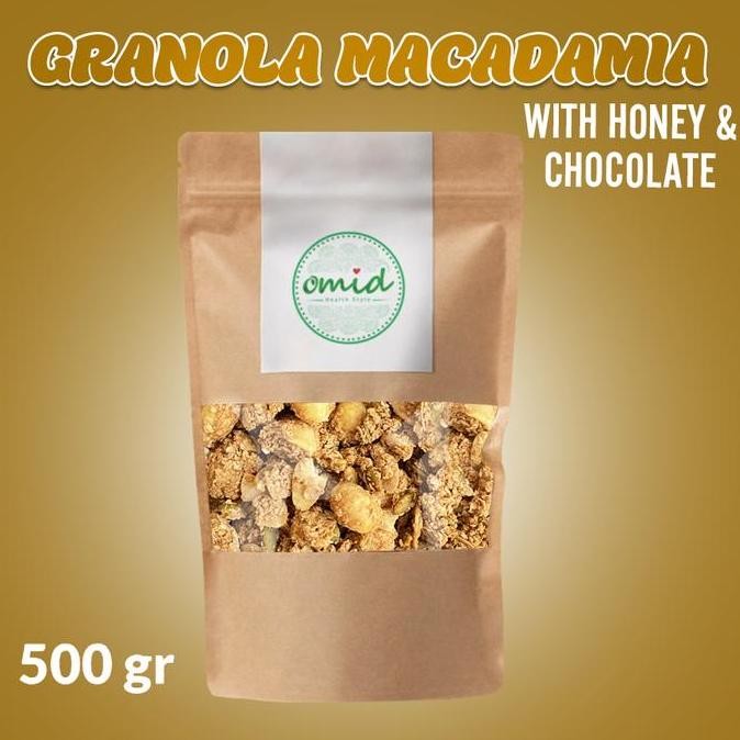 

Granola Macadamia Honey & Chocolate No Sugar 500gr