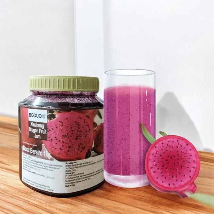 

Xinsheng Premium Boduo Dragon Fruit Flavored Jam - Buah Naga Selai 1kg
