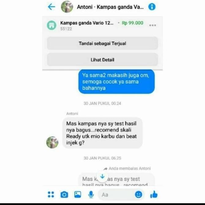 KARBON KAMPAS GANDA XMAX Original