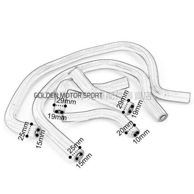 SELANG Radiator Xmax Selang SAMCO XMAX - SELANG SAMCO YAMAHA XMAX Original