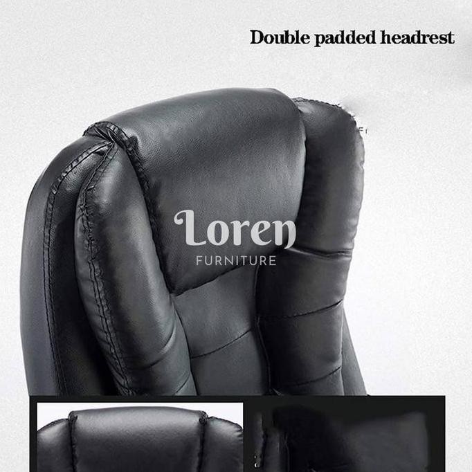 Kursi kantor empuk kursi direktur dengan footrest