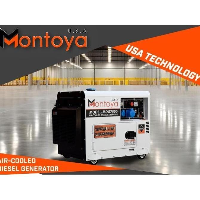 Genset 7 Kva Silent Generator Montoya Mdg 7500 Usa Technology / Genset Solar 5000 Watt Kualitas Terb