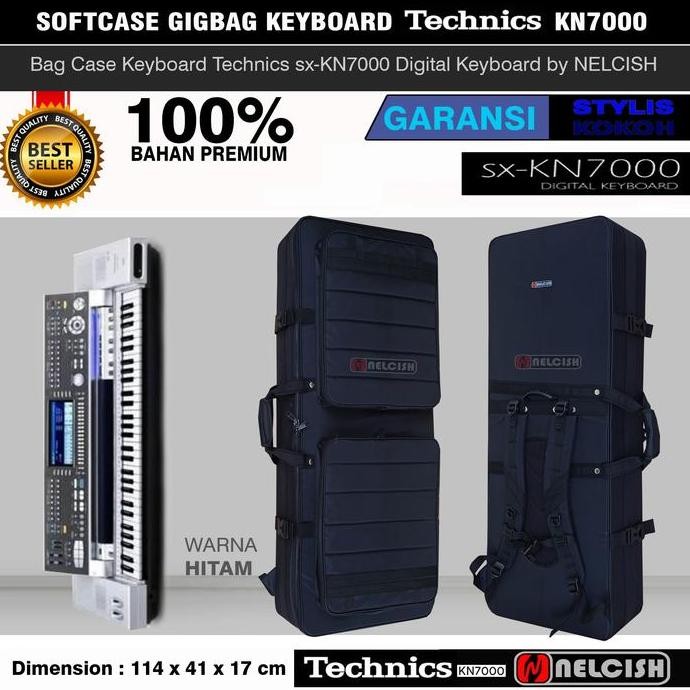 PROMO Softcase Tas Gigbag Keyboard Technics KN7000 Digital Keyboard Bag Case sx-KN 7000 by NELCISH