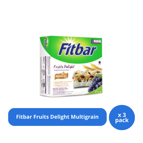 

Fitbar Fruits Delight Multigrain 5s @ 22gr x 3 pack