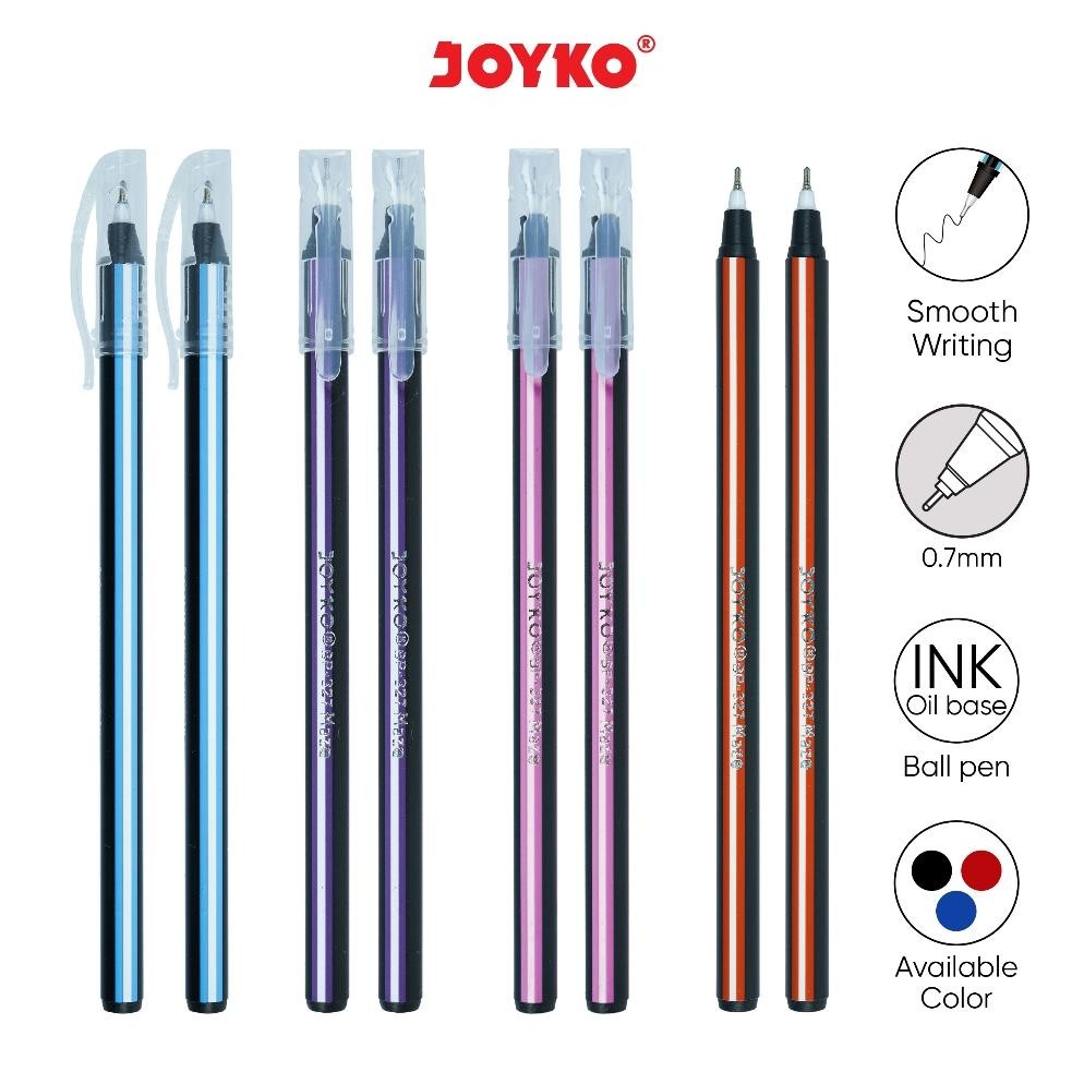 

Hot Joyko Ball Pen Maze Black Blue Red Pen Joyko Hitam Biru Merah 0.7 Pen Lilin Bp-327 Gross Murah [144Pcs] Ke-21