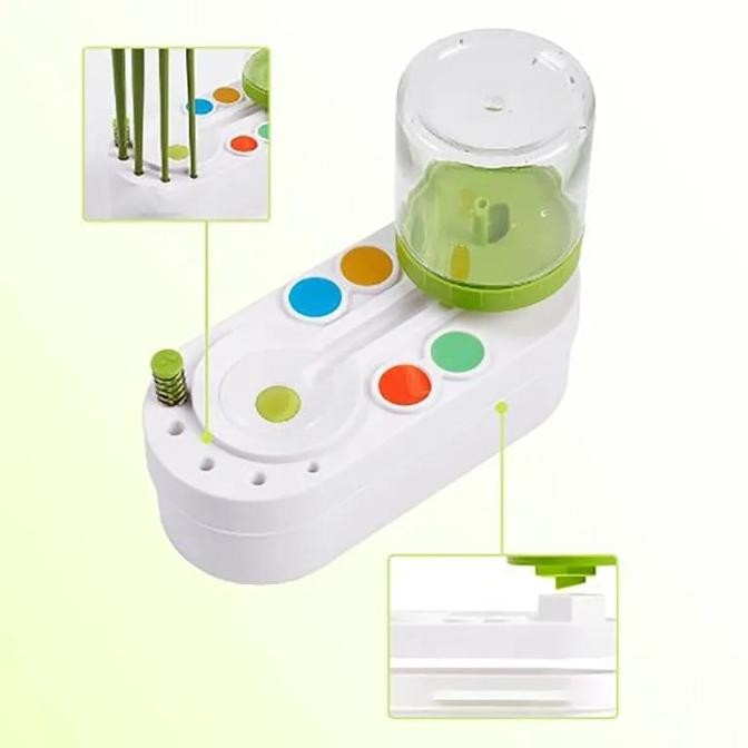 

Eelic [Logu]Pembersih Kuas Lukis, Dispenser Pembersih Kuas, Brush Rinser Dispenser Ac-8