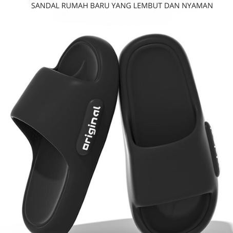 Xiongtian Sandal Selop Pria Polos Empuk Karet Eva Kekinian Dewasa Cowok Sandal Pria Keren