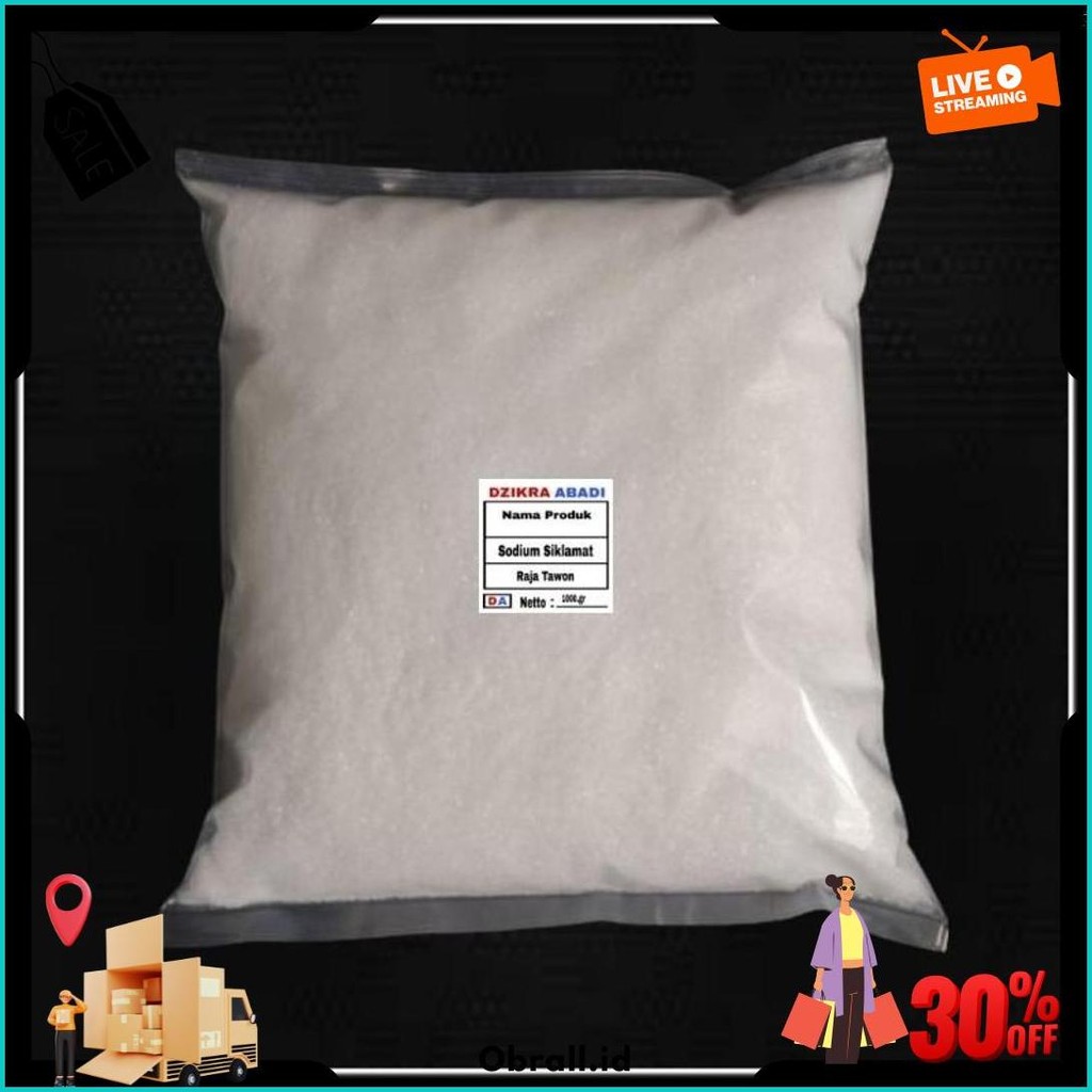 

Sodium Siklamat Natrium Siklamat Pemanis Buatan Raja Tawon 500 Gr Gratis Ongkir