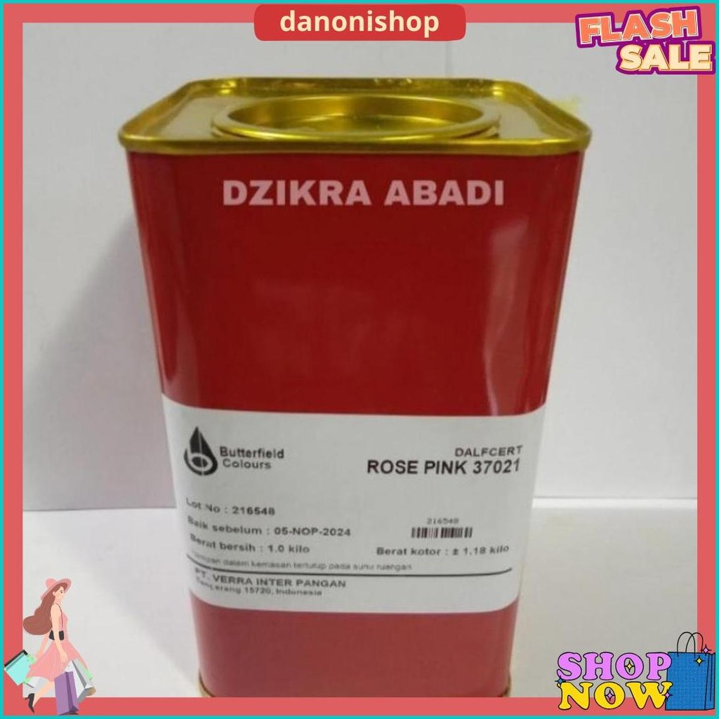 

Pewarna Makanan Bubuk Rose Pink Merah Muda 500 Gr Original Produk