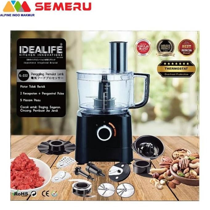 IDEALIFE FOOD PROCESSOR IL-222 CO