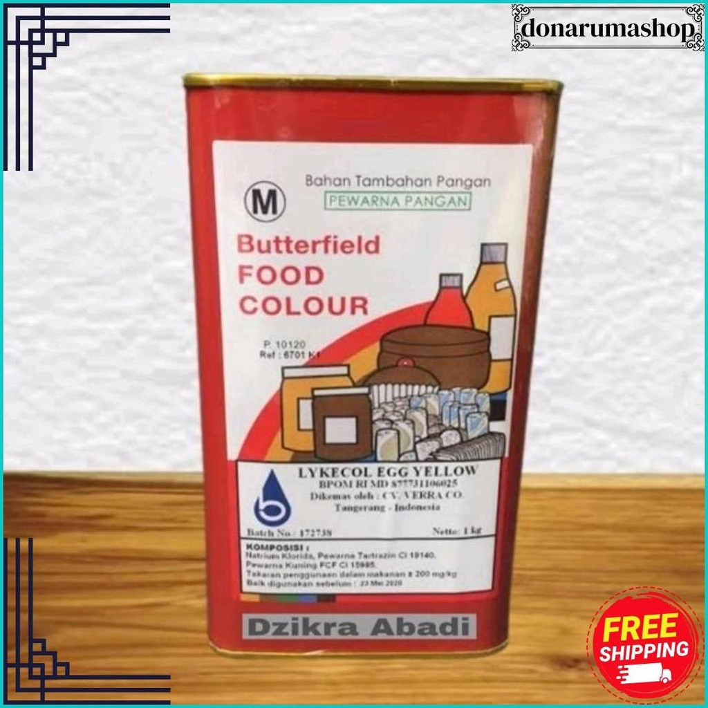 

Pewarna Makanan Bubuk Egg Yellow ( Butterfield ) 1 Kg Gratis Ongkir