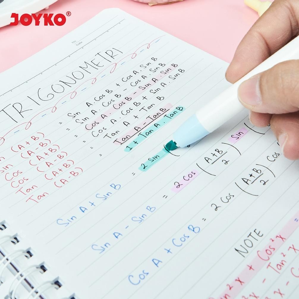 

Sale Joyko Penanda Berwarna Highlighter Hl-77-6 Warna Pastel Color Hg-24
