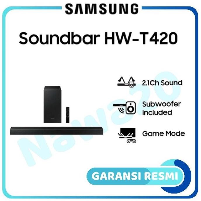 SAMSUNG SOUNDBAR HWT420 HW T420 HW-T420 ORIGINAL ORIGINAL DAN TERPERCAYA