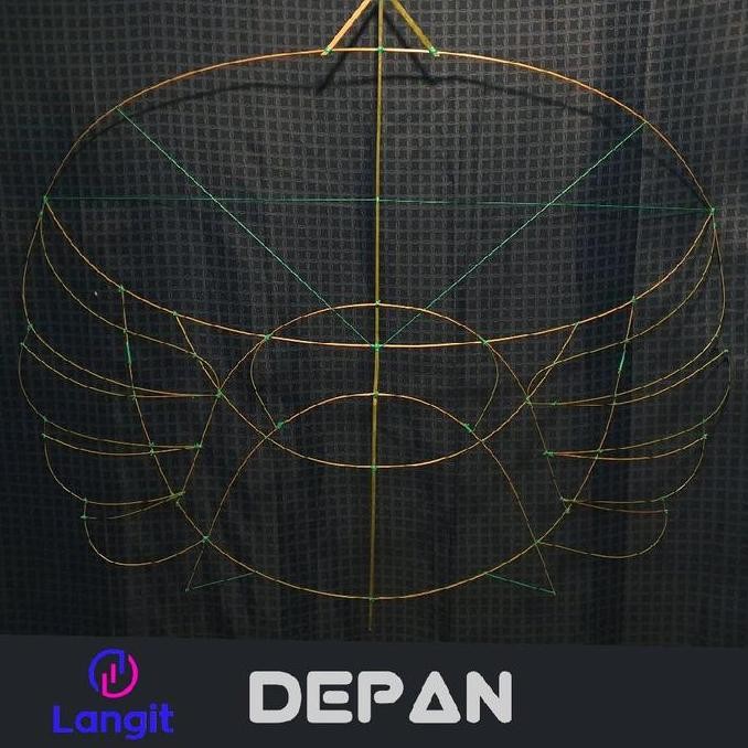 [ Kerangka layangan ] Kerangka  Ram raman 1,5 meter / 150 cm / Arku layangan ram raman Bambu