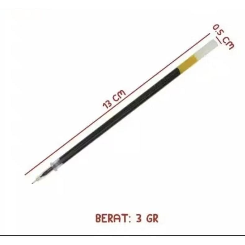 

Heatshrin 1Box=24Buah Refill Pulpen Cair Pen Gel Kenko 0.5Mm We-53