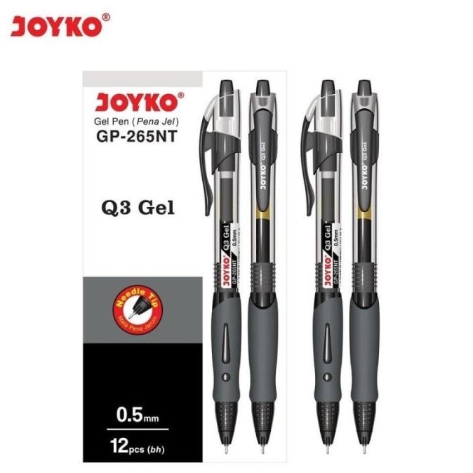 

Promo..!!! [Pam] Pulpen Joyko Gel Cetek Q Gel G P-265 (1Pak -12Pcs) Ukd-