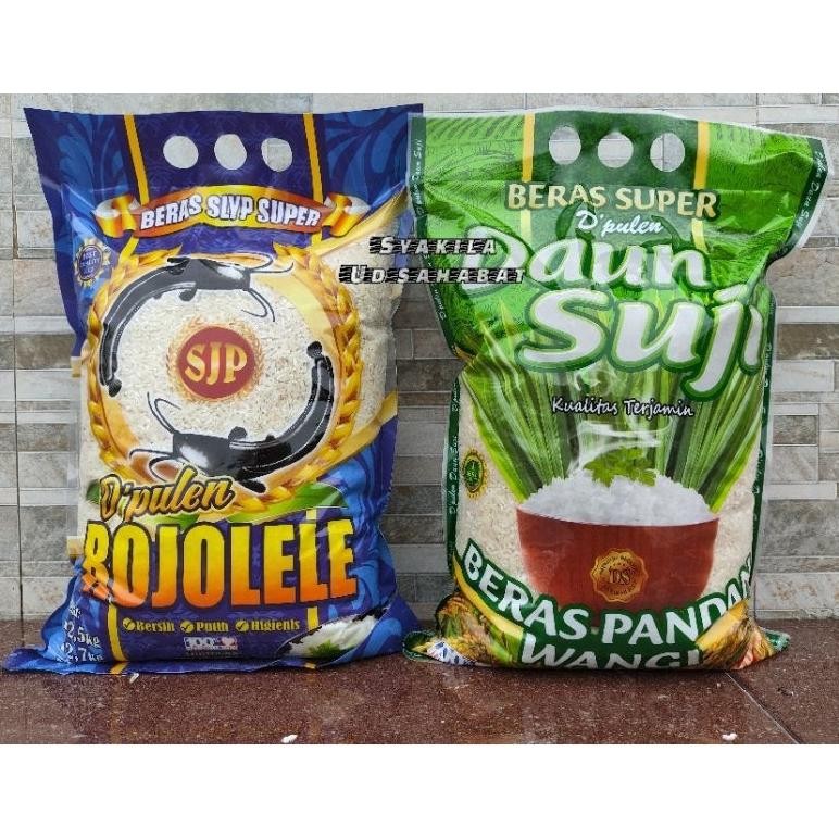 

Beras 3Kg Cap Raja Lele & Pandan Wangi 3 Kg