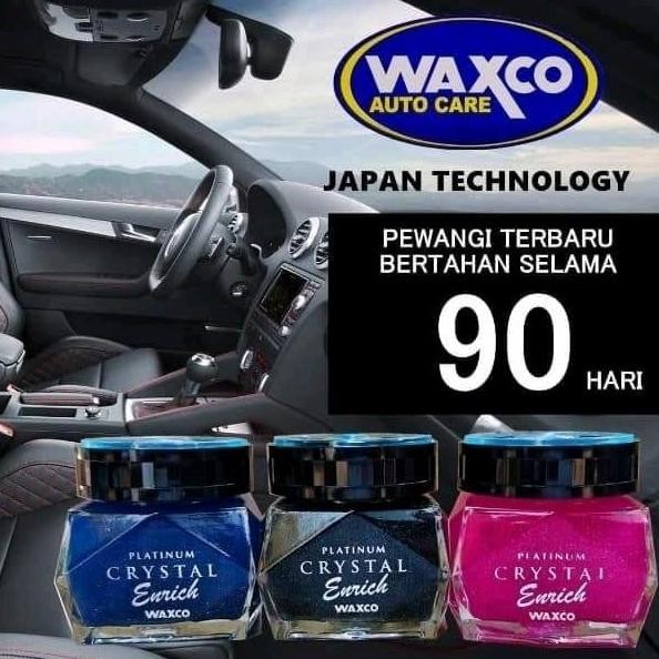PARFUM / PEWANGI MOBIL WAXCO BLACK MUSK CRYSTAL GLASS 8ML