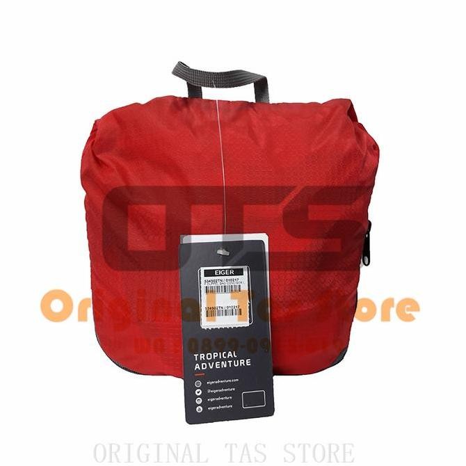 New Tas Lipat Eiger 5345 Travel Bag/Duffel Bag/Tas Pakaian - Red