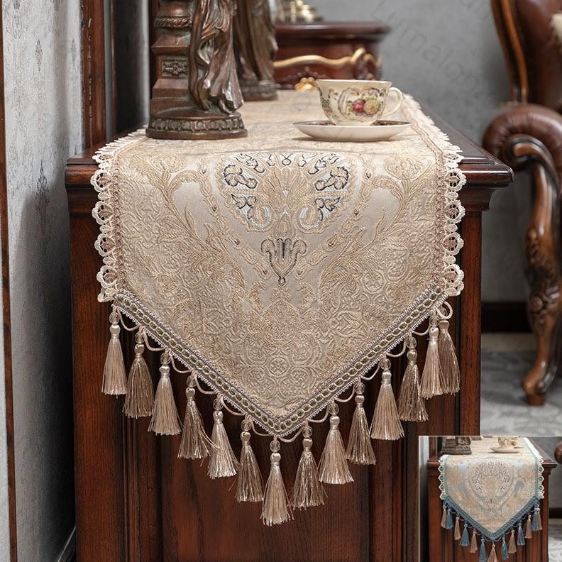 Taplak Meja Kopi Renda Taplak Meja Makan Panjang Kain Hias Taplak Meja Bendera Meja Aplikasi Bendera