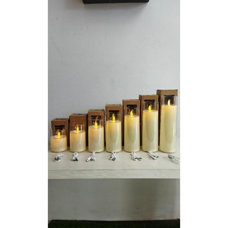 Lilin Elektrik Charger Tabung / Lilin Elektrik Tabung / Lilin LED aSt