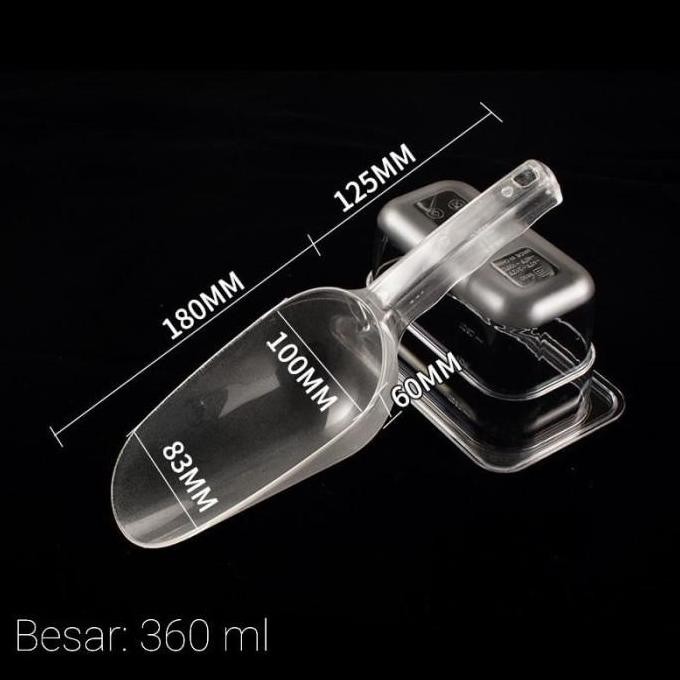 Scoop Skop Es Batu Plastik Serokan Beras Es Batu Plastik Premium