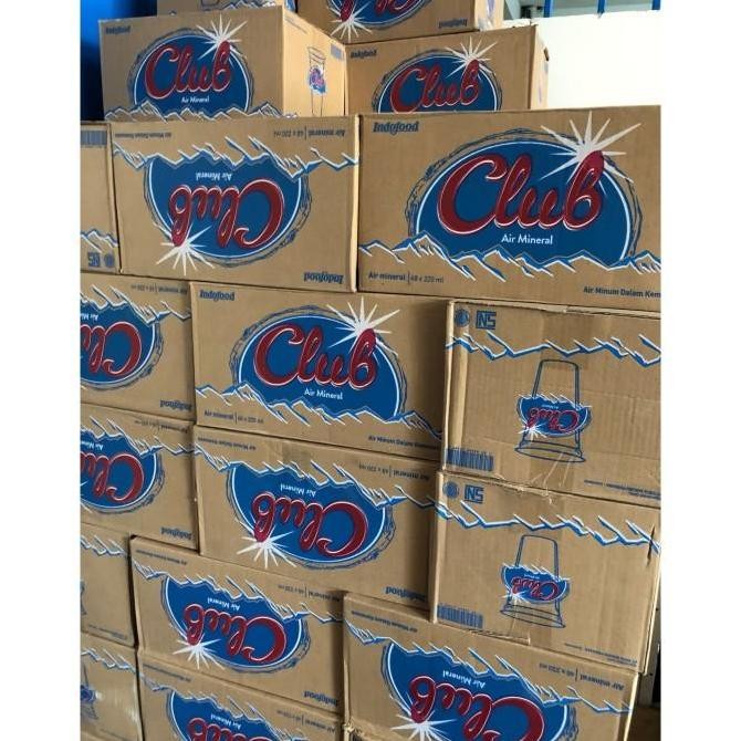 Air Mineral Club Gelas 1 Dus isi 48 Cup Termurah