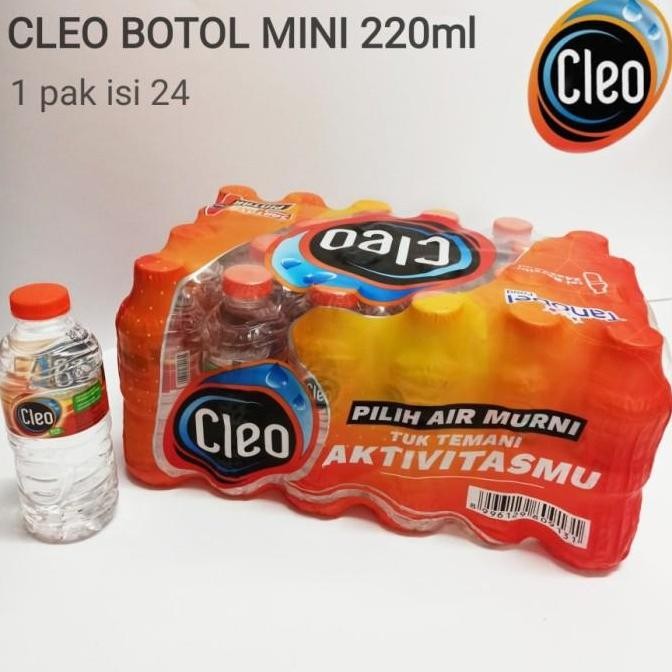 

CLEO Air Minum Mineral Water Kemasan 220 ml isi 24 botol
