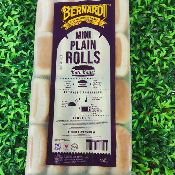 

Mini Plain Rolls (Roti Hot Dog Bernardi Kecil) - isi 20