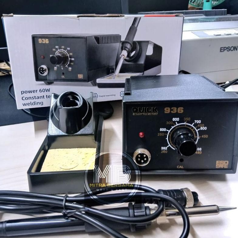 TERMURAH SOLDER 936A/SOLDER ELEKTRONIK/SOLDER HP/SOLDER PENGATUR SUHU Siap kirim