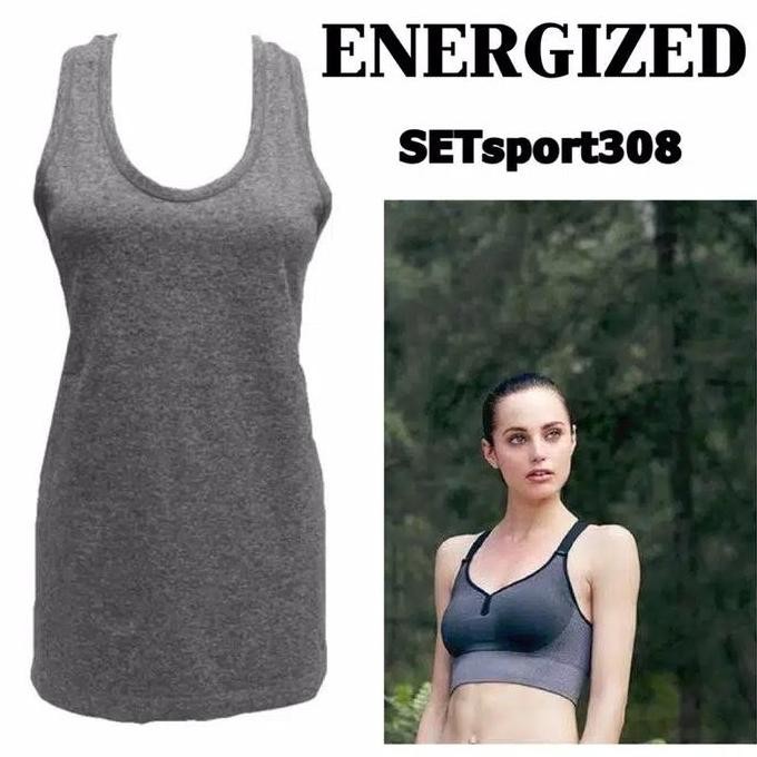 NEW - Setsport08 set baju + sport energized M L