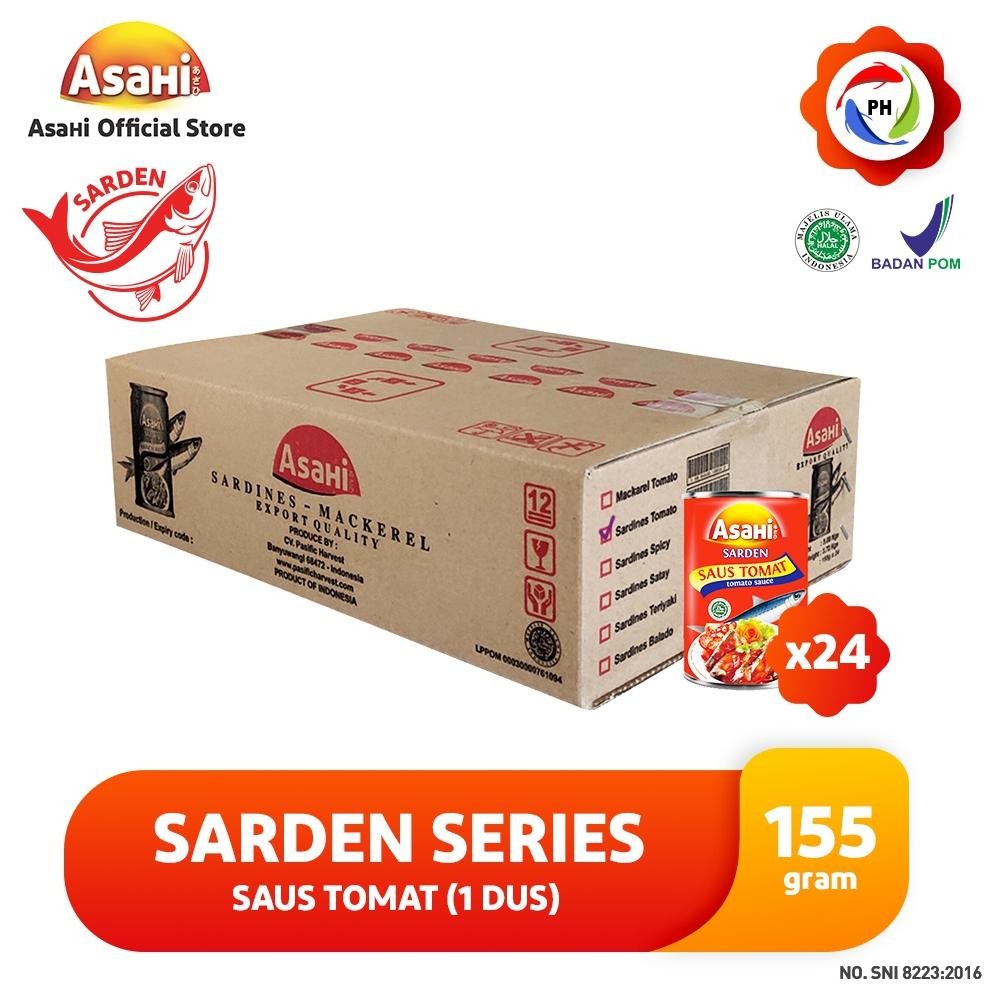 

TERMURAH AsaHi Sarden Saus Tomat 155 gr - 1 Dus Siap kirim